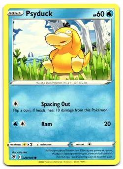 Psyduck 028/189 - 🌊 Astral Radiance Common Pokemon TCG 🖤 - LP - Image 1