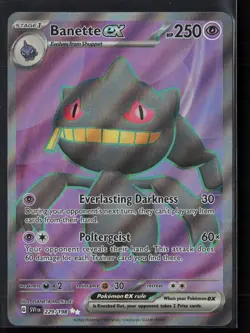 Banette ex 229/198 Ultra Rare Scarlet & Violet Pokemon Holo Near Mint - Image 1