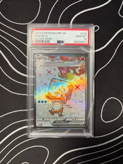 2023 POKEMON Eiscue EX Ultra Rare 210/197 Obsidian Flames PSA GEM MINT 10 - Image 1