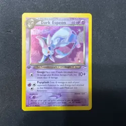 2002 Pokemon Neo Destiny 1st Edition #4 Dark Espeon Holo - Image 1