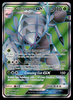 Pokemon Cards Golisopod GX 129/147 Burning Shadows Ultra Rare LP - Image 1