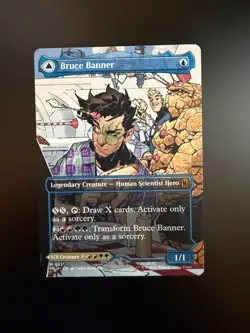 MTG Marvel Super Heroes Bruce Banner Borderless 0331 Non-Foil - Image 1