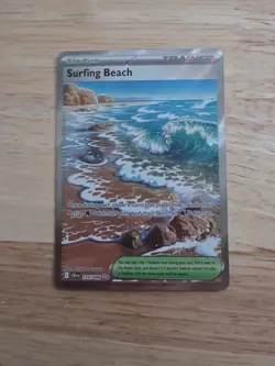 Surfing Beach 114/086 Me04: Chaos Rising Holo - Image 1