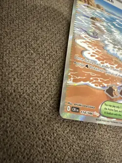 Surfing Beach 114/086 Me04: Chaos Rising Pokemon Holo NM - Image 2
