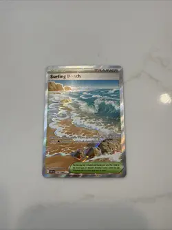 Surfing Beach 114/086 Me04: Chaos Rising Holo - Image 1