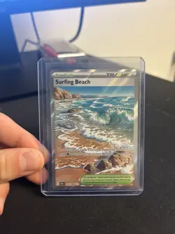 Surfing Beach 114/086 Me04: Chaos Rising Holo - Image 1