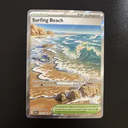 Surfing Beach 114/086 Me04: Chaos Rising Holo - Image 1