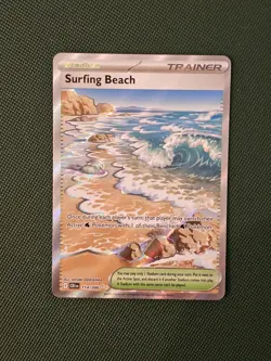 Surfing Beach 114/086 Me04: Chaos Rising Holo - Image 1
