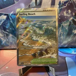 Surfing Beach 114/086 Me04: Chaos Rising Holo - Image 1