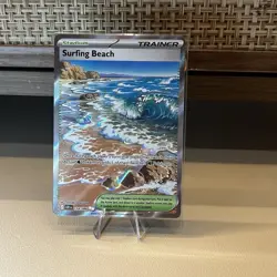 Surfing Beach 114/086 Me04: Chaos Rising Holo - Image 1