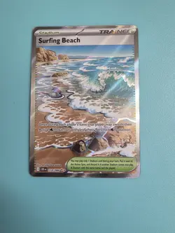 Surfing Beach 114/086 Me04: Chaos Rising Holo - Image 1