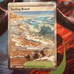 Surfing Beach 114/086 Me04: Chaos Rising Holo - Image 1