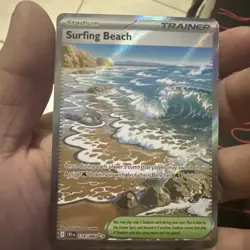 Surfing Beach 114/086 Me04: Chaos Rising Holo Full Art - Image 2