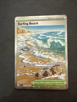 Surfing Beach 114/086 Me04: Chaos Rising Holo - Image 1