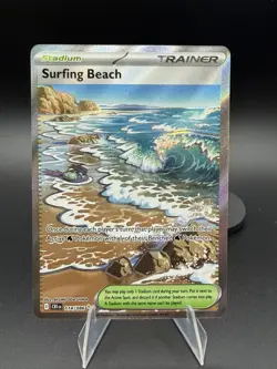 Surfing Beach 114/086 Me04: Chaos Rising Holo - Image 1