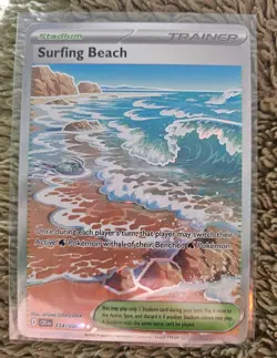 Surfing Beach 114/086 Me04: Chaos Rising Holo - Image 1