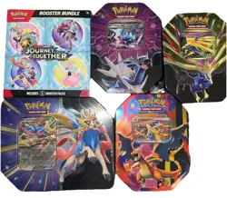 Pokemon Booster Pack/ 4 Tin Lot Brand New Sealed Factory Sealed - Image 1