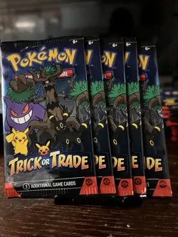 Pokemon Trick or Trade 2024 5 Packs - Image 1