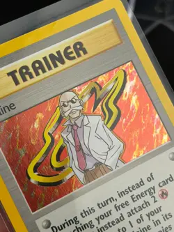 Pokemon TCG Blaine 17/132 Gym Challenge Unlimited Holofoil Holo Rare NP MINT! - Image 3