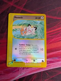 Meowth 78/144 Skyridge Reverse Holo - Image 1