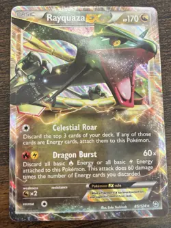 Rayquaza EX Dragons Exalted Ultra Rare Holo 85/124 - NM - Image 1