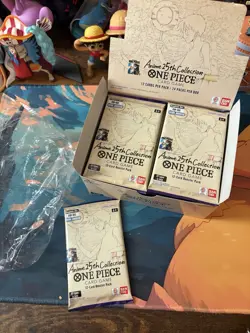 *BOX FRESH* x1 One Piece Anime 25th Collection (EB-02) English Booster Pack - Image 1