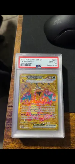 2023 Pokemon OBF En-Obsidian Flames #228 Charizard EX Hyper Rare GEM MINT PSA 10 - Image 1