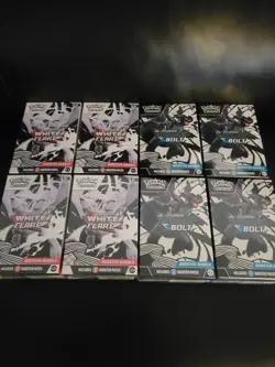 Pokemon TCG Black Bolt & White Flare Booster Bundle Lot of 8 (x4 sets) - Image 1