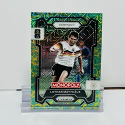 Panini 2026 Prizm Monopoly FIFA World Cup Green/Gold Lothar Matthaus #64 Germany - Image 1