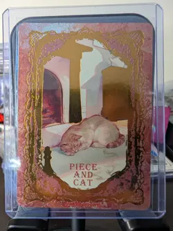 Piece and Cat Gold Foil Wanmanshe Alice in Wonderland SP2-007 Chase Case Hit - Image 1