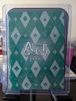 Piece and Cat Gold Foil Wanmanshe Alice in Wonderland SP2-007 Chase Case Hit - Image 2