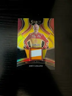 Joey Logano 2026 Panini Select Selective Swatches Gold Mem 3/10 Shell Pennzoil - Image 1