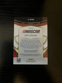 Joey Logano 2026 Panini Select Selective Swatches Gold Mem 3/10 Shell Pennzoil - Image 2