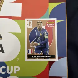 Kylian Mbappe Extra Sticker Gold Panini World Cup 2026 - Image 1