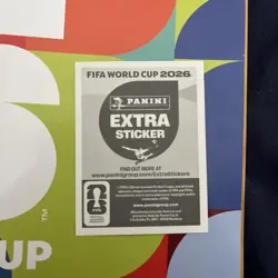 Kylian Mbappe Extra Sticker Gold Panini World Cup 2026 - Image 2