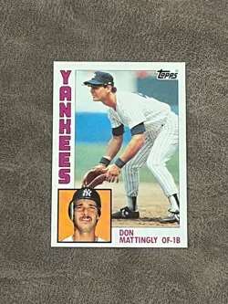 1984 Topps Don Mattingly #8 NM-MT Sharp! New York Yankees Rookie RC!! - Image 1