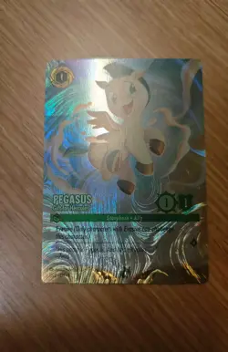 Pegasus Gift For Hercules DLC Foil Promo 1/C2 EN-9 NM Disney Lorcana EX14 - Image 1