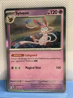 Pokemon TCG Sylveon 040/131 Holo Rare Prismatic Evolutions PRE EN NM - Image 1