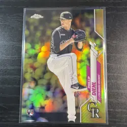 Phillip Diehl 2020 Topps Chrome Update Series - #U-29 Gold Refractor /50 (RC) - Image 1