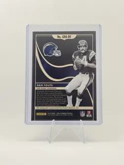 2019 Panini Gold Standard - Golden Age Autographs Dan Fouts #GAA-DF Platinum /10 - Image 2