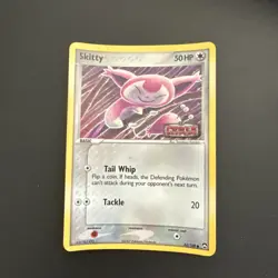 Skitty 62/108 EX Power Keepers Reverse Holo Common Pokemon Card 2007 - Image 1