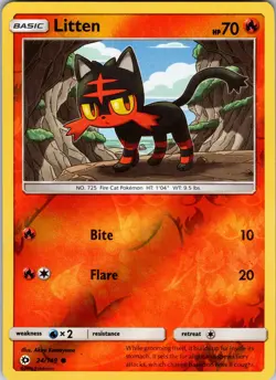 Litten - (Water Web Holo) Holo Promo Miscellaneous Cards & Products 024/149 NM - Image 1