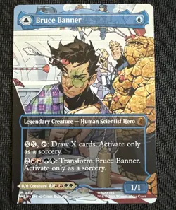 Bruce Banner Borderless 0331 Marvel Super Heroes NM - Image 1