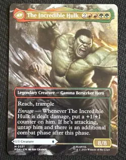 Bruce Banner Borderless 0331 Marvel Super Heroes NM - Image 2