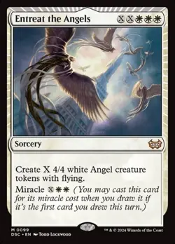 MTG - ENTREAT THE ANGELS - Duskmourn Commander (M) - Image 1