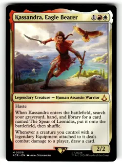 59-Kassandra, Eagle Bearer-M NM-Universes Beyond: Assassin's Creed (ACR) - Image 1