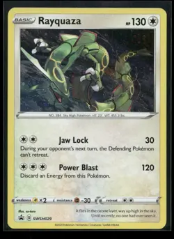 Rayquaza SWSH029 Holo Sword & Shield Promo NM/M Pokemon - Image 1