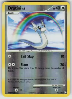 Dratini 91/146 Common Legends Awakened Pokemon Reverse Holo Lightly Played - Image 1
