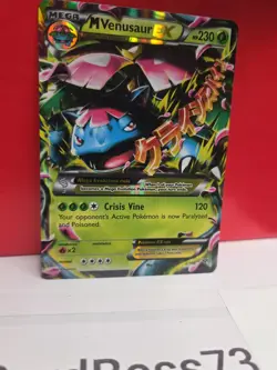 M Venusaur EX 2/108 XY Evolutions Ultra Rare Holo Full Art English - Image 2