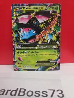 M Venusaur EX 2/108 XY Evolutions Ultra Rare Holo Full Art English - Image 3